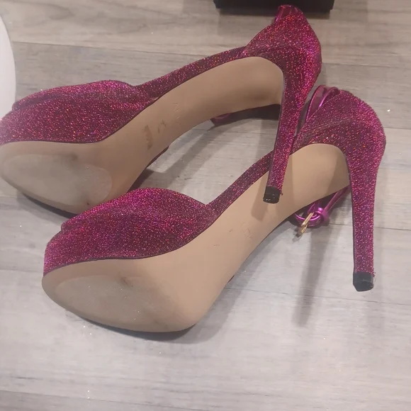 NWOT ALDO Hobo Rhinestone Pumps Plate Form Wedding Women Shoes - Picture 10 of 10